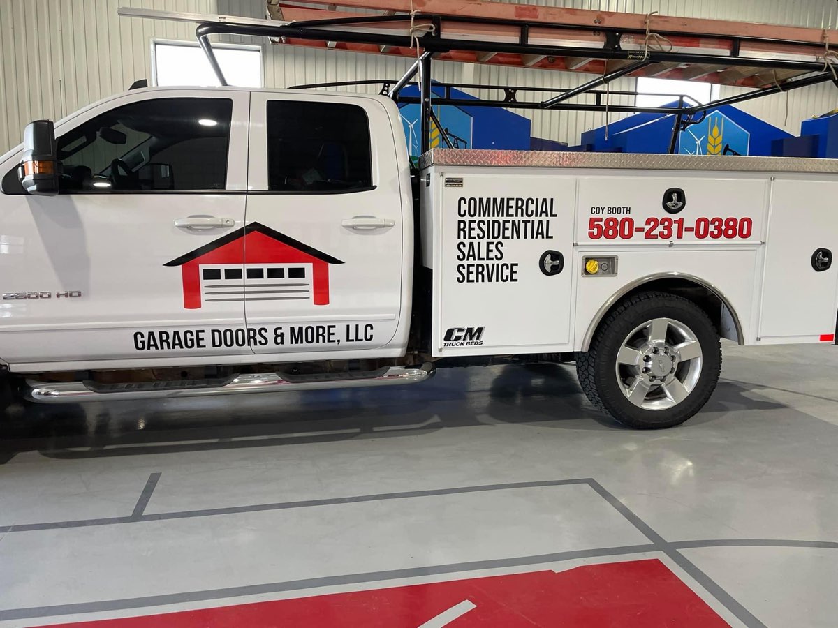 Branded Garage Doors & More, LLC service truck